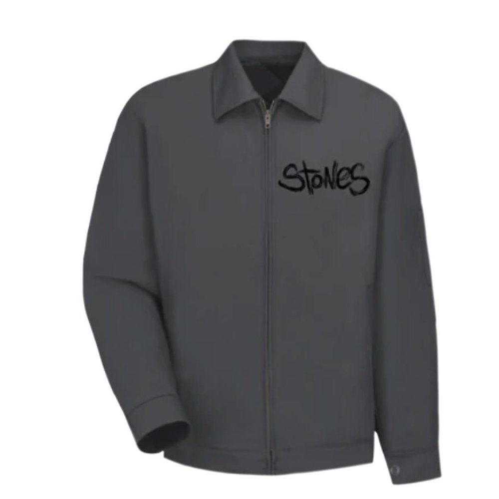 Rolling Stones rare XL jacket Paint it Black zip up brand new sold out! in sz XL
